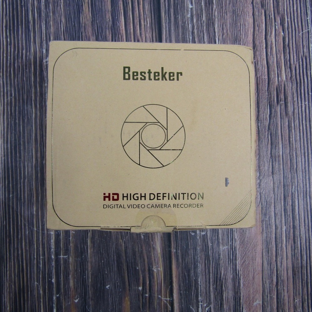 Besteker HDV-108 HD 720P Digital Camcorder 16MP 16X Zoom Black Handheld DVC